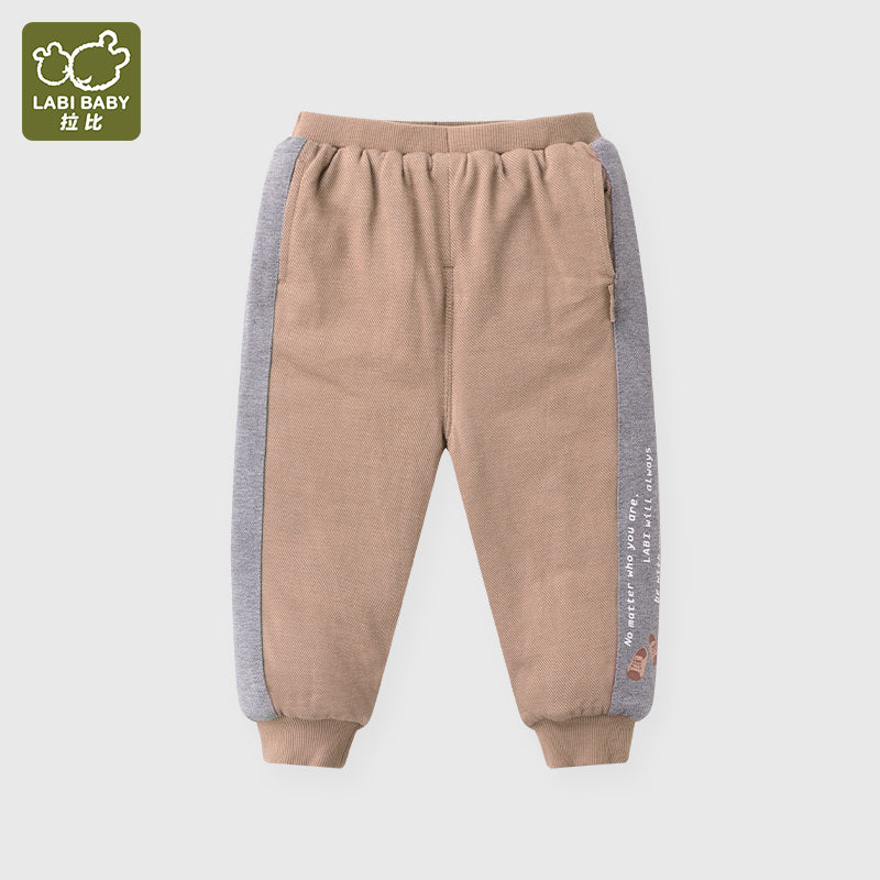 Labibaby Winter 1-5 Year Old Boys And Girls Outdoor Clothes For Children Warm And Windproof Pants