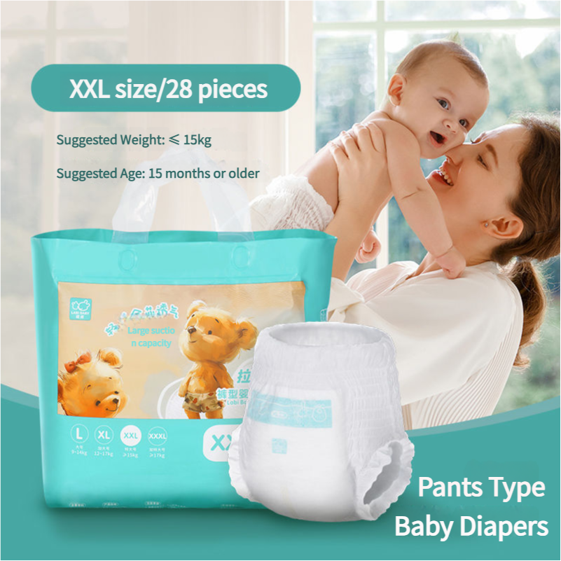 Labi Baby Pants Type Baby Diapers LXEK115904