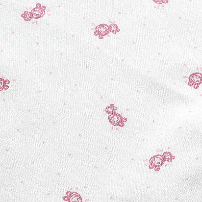 LABI BABY Girls Bow Rompers Infant Rosette Cotton Bodysuits Newborn Cute Playsuit Toddler Long Sleeve Jumpsuit One Piece Outfits