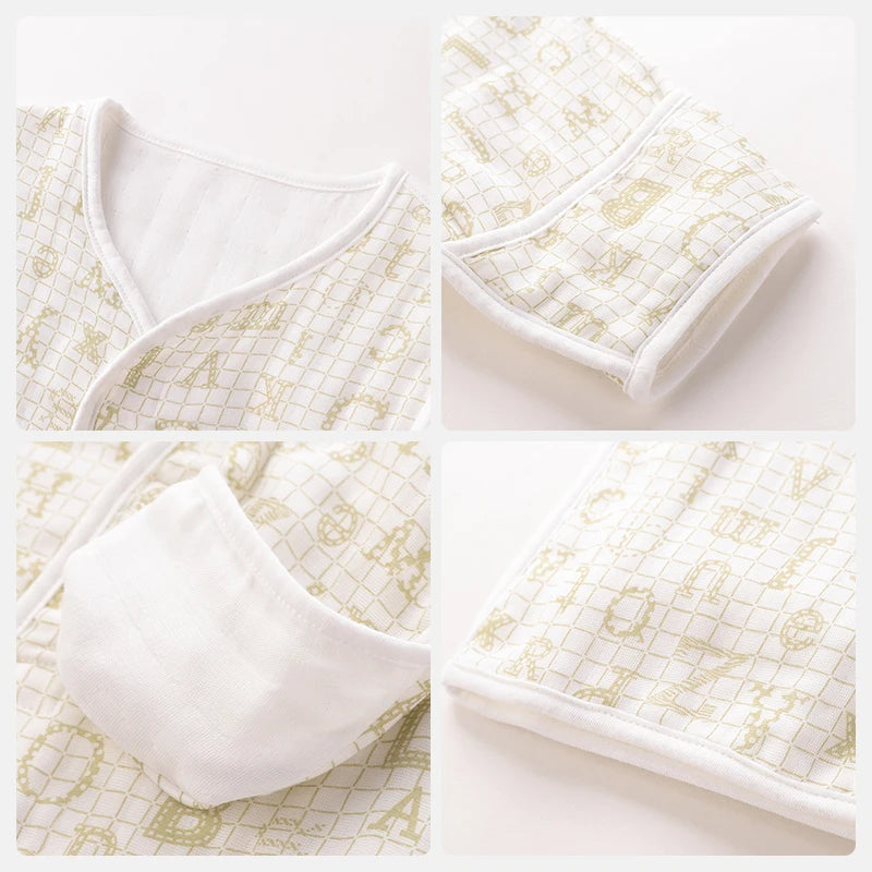 LABI BABY Summer Thin Sleeping Bags for Infant Grils Boys Sleepwear Newborn Sleepsuits Toddler Jumpsuit Kids Sleeping Bodysuit