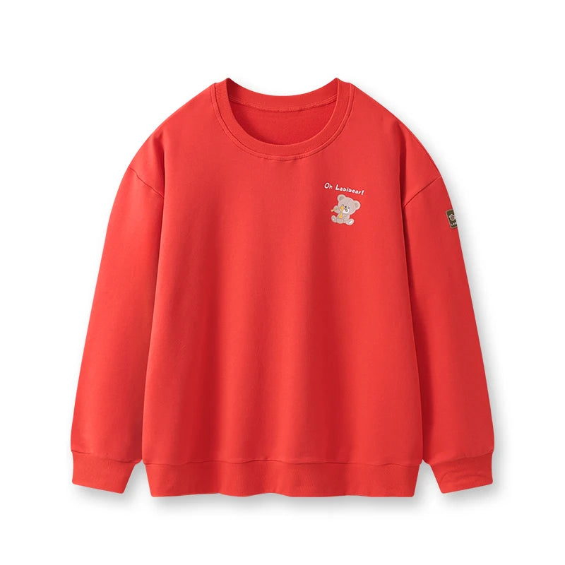 160-190CM Orange Teenage Sports Sweatshirt Casual Long Sleeve Top for Teen Girls Boys Clothes Adult Clothing Teenagers Outfits