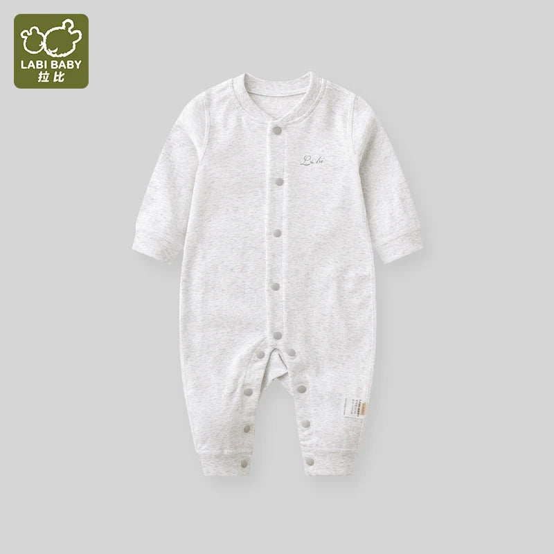 Mono de manga larga de algodón puro para primavera y otoño, Body para bebé de 0 a 3 años, pelele para bebé, ropa para niño pequeño