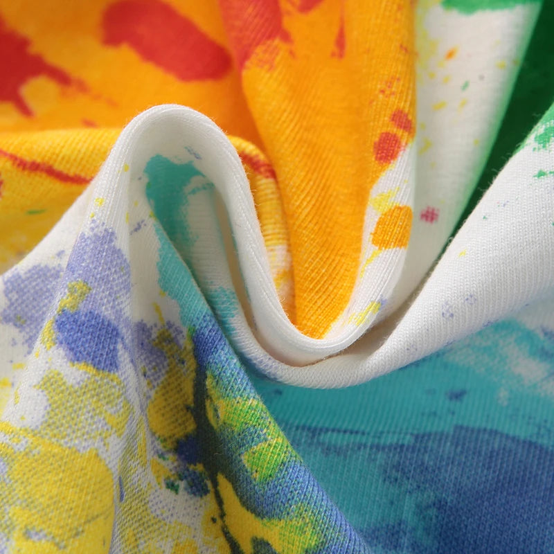 LABI BABY Toddler Bodysuit Colorful Summer Jumpsuit for Newborn Baby Boys Girls Infant Children One-piece Clothes Party Clothing