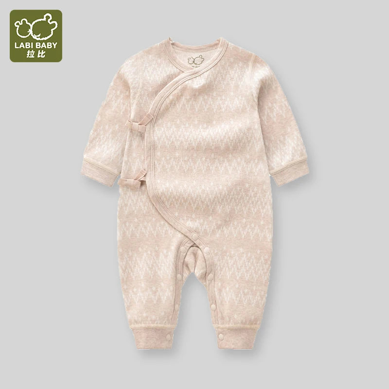 LABI BABY Romper niños niñas bebé mono infantil de manga larga de algodón Onesie recién nacido niño ropa suave niños ropa de bebé