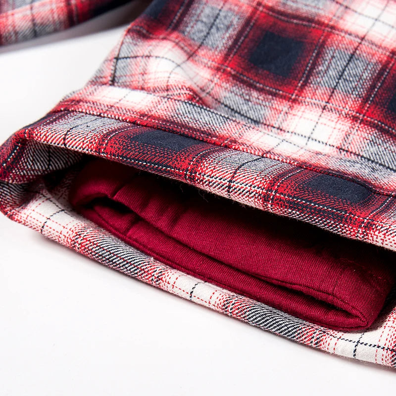 Spring And Autumn 1-5 Year Old Boys And Girls Wide Leg Pants Checkered Long Pants Children Clothes