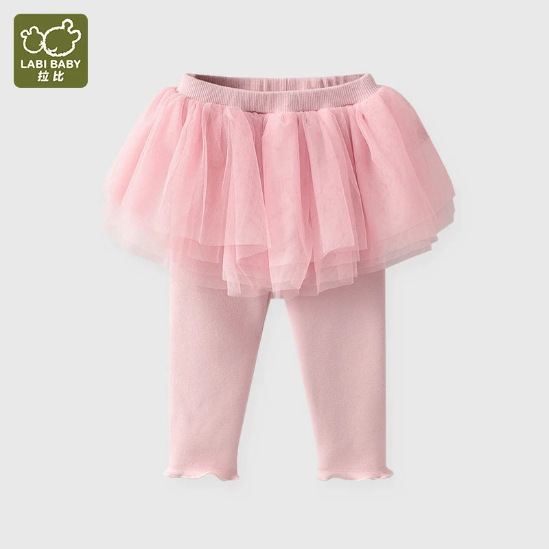 Spring And Autumn 1-6 Year Old Girl Lace Skirts Casual Versatile Sports Skirts Bottom Long Pants Children Clothes Girl