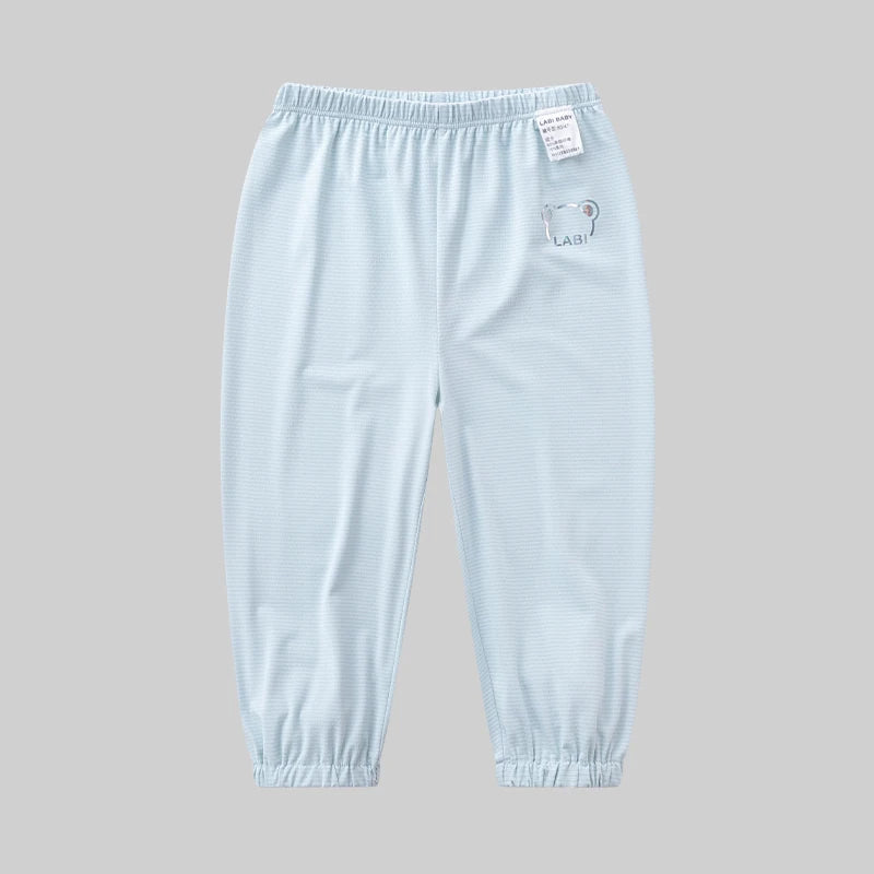 LABI BABY Summer Thin Pants for Boys Girls 1-10 Year Children Student Sun Protective Pants Breathable Trousers Outdoor Clothing