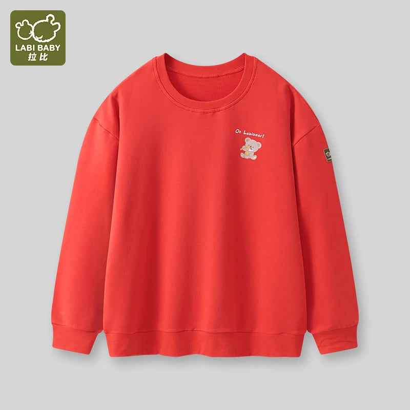 160-190CM Orange Teenage Sports Sweatshirt Casual Long Sleeve Top for Teen Girls Boys Clothes Adult Clothing Teenagers Outfits