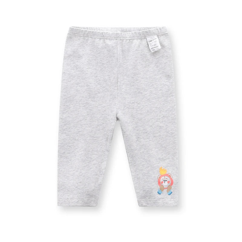 Summer Baby Casual Pants for Boys Girls Cartoon Cute Leggings Girls Versatile Pants 1-4 Year Old Kids Clothing Children Pants