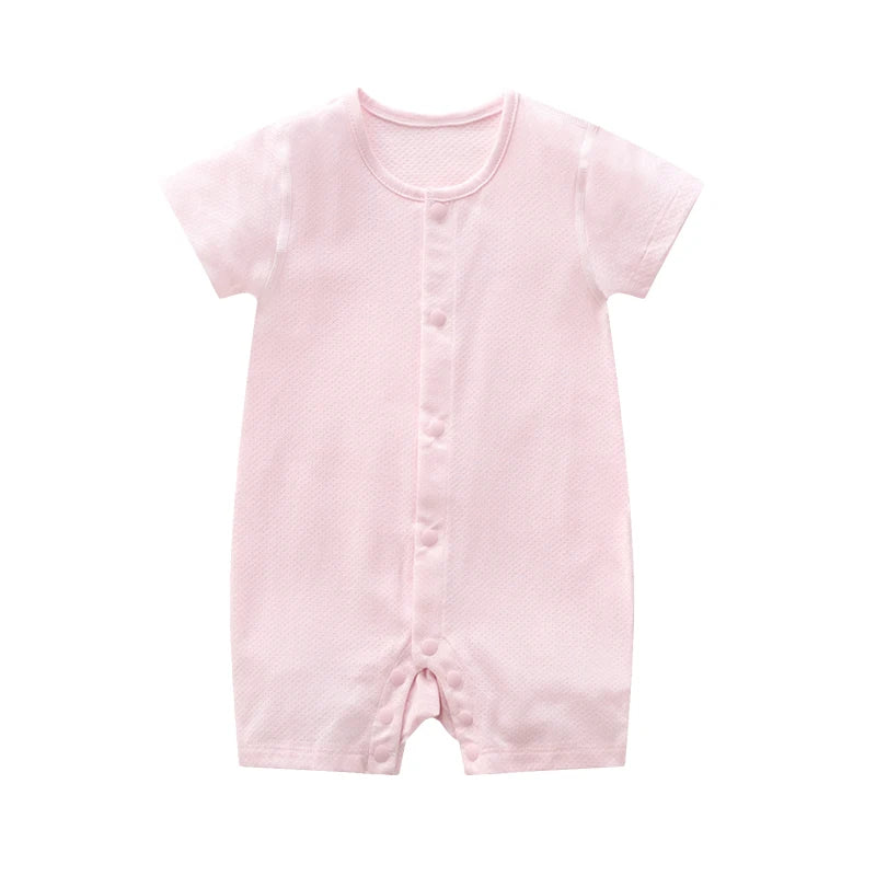 LABI BABY recién nacido, pelele súper fino suave, mono de verano de manga corta para niñas pequeñas, pelele infantil, mono transpirable, regalo para bebé