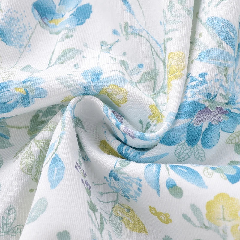 LABI BABY Girls Summer Flower Dresses Cotton Sleeveless Floral Dress for Kids Colorful Party Clothes Children Beach Clothing