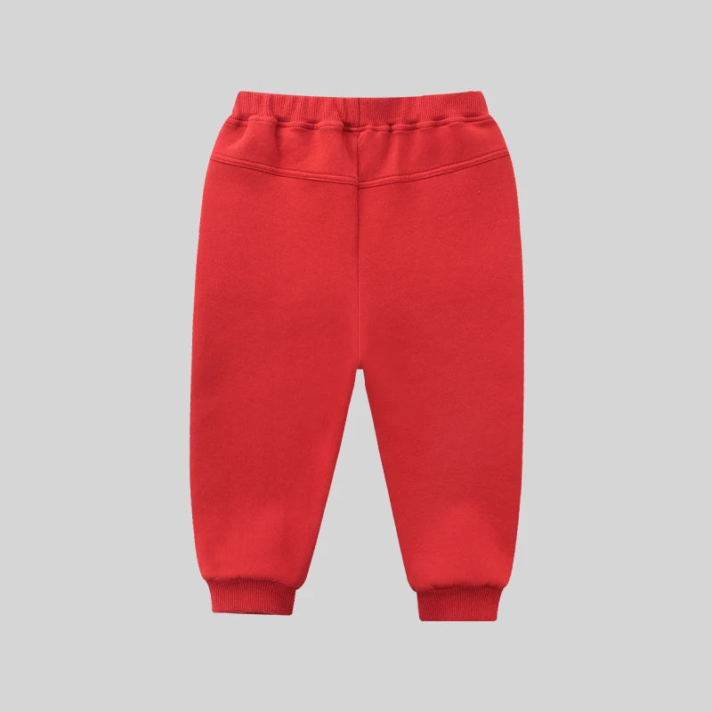 LABI BABY Sports Pants for Kids Green Red Trousers Boys Girls Elastic Waist Casual Sweatpants Children Clothes Autumn 66-110cm