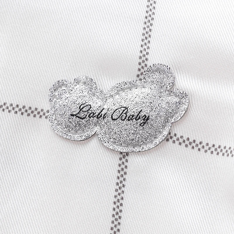 LABI BABY White Plaid Print Shirts for Baby Girls Toddler Tops High Quality Clothes Spring Fashion
