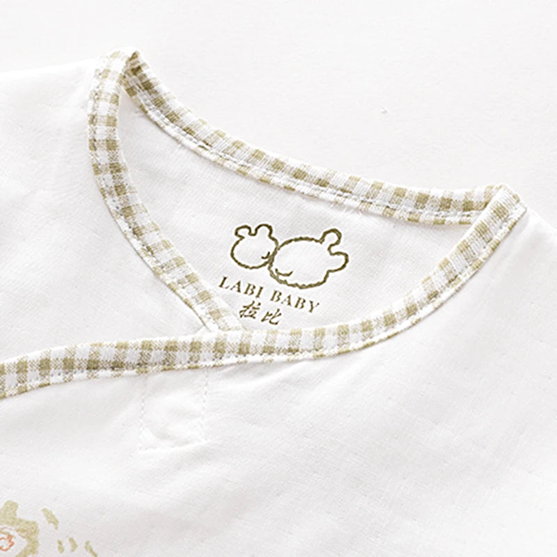 LABI BABY Skin friendly Infant Clothes Set Long Sleeve Plaid Print Top Pant Set Baby Spring Autumn Clothes Toddler Newborn Wear