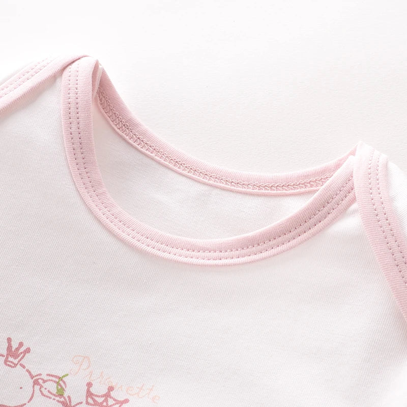 Baby Girls Romper Set Long Sleeve Bodysuit Floral Pants Flowers Bibs Toddler Lovely Outfit Spring Autumn Kids Infant Clothing