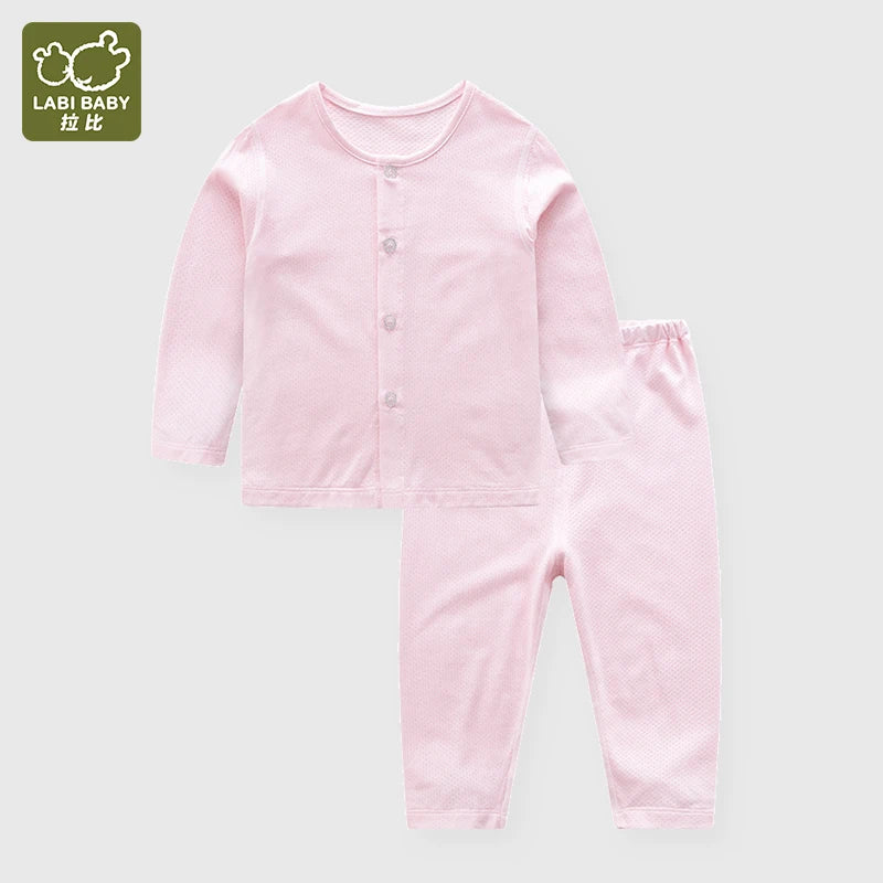 LABI BABY Children's Long Sleeve Cardigan Top and homeware Pant Set Baby Gril Clothes Spring Clothing Girls Set 0-12M