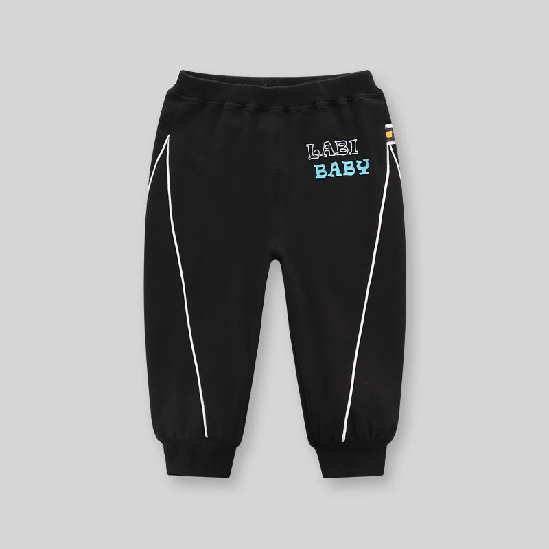 LABI BABY Boys Sports Pants Toddler Casual Loose Pants Cotton Kids Elastic Legging Infant Bottoms Outdoor Trouser Children Cloth