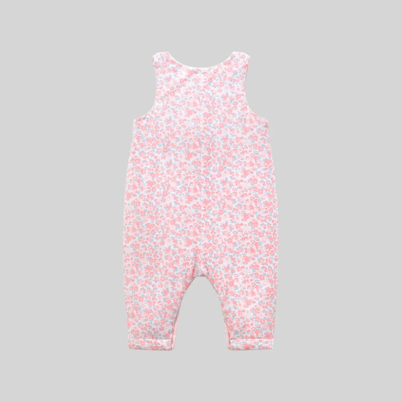 LABI BABY Cute Sleeveless Jumpsuit for Newborn Girls Thin Jumpsuit Toddler Floral Bodysuit Summer Flowers Infant Clothing Baby