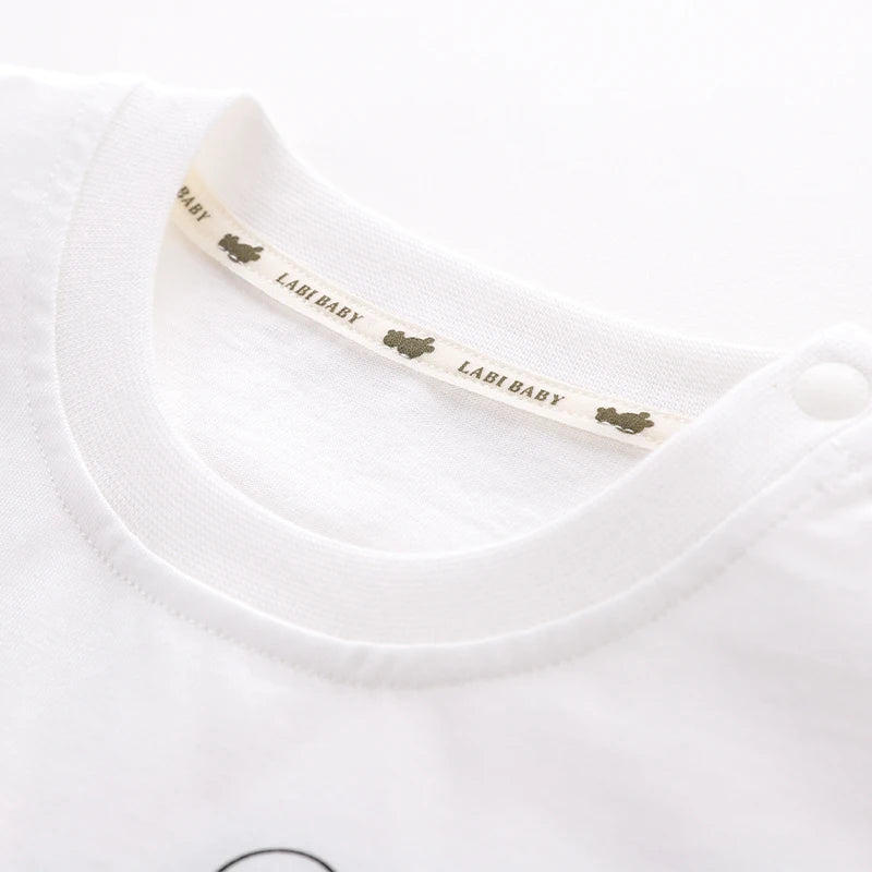 Summer Short Sleeved Cartoon Cute T-shirt Casual Sports Top For Boys and Girls Outdoor Children's Clothing