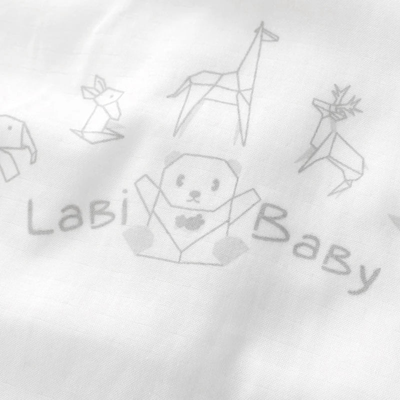 LABI BABY Pure Cotton Romper Cartoon Slant Opening Jumpsuit for Boys Girls Newborn Summer Thin Bodysuits Infant Children Clothes