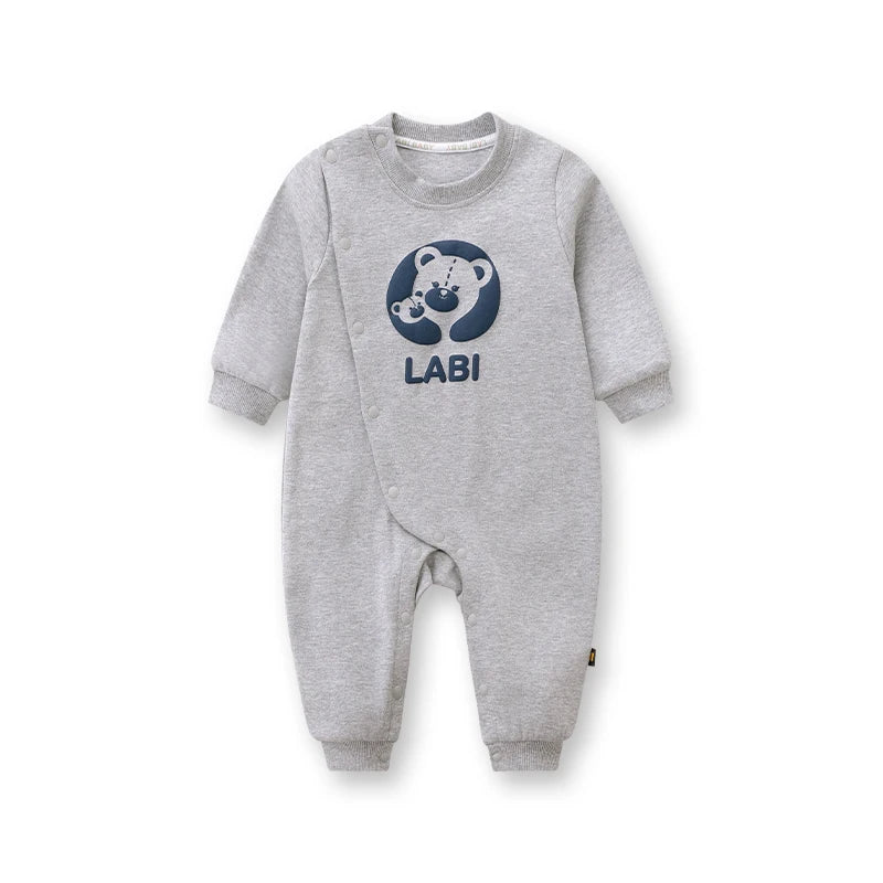 LABI BABY Mono deportivo de algodón para primavera y otoño, monos de manga larga, mono informal para bebé, mono para niño recién nacido, regalo