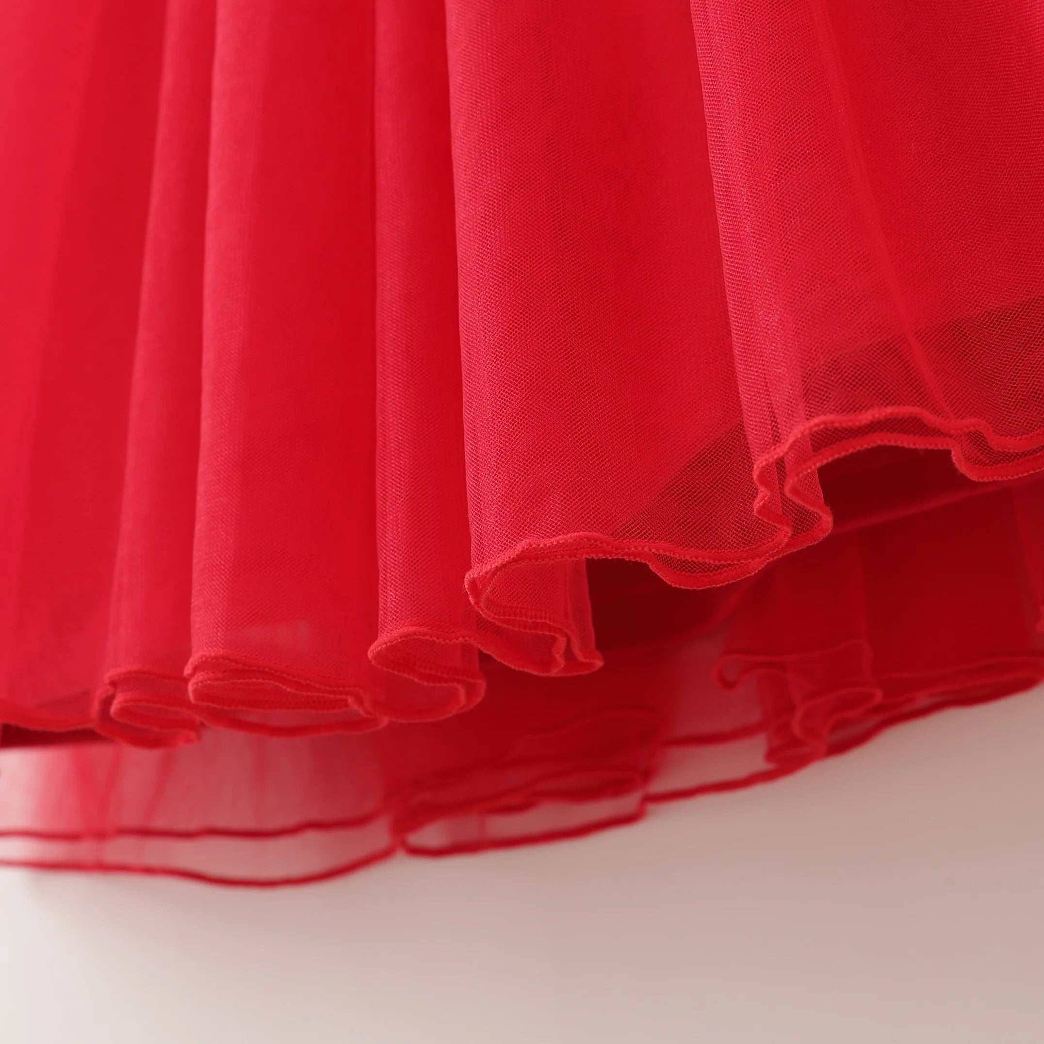 LABI BABY Girls Princess Dresses Sweet Kids Party Dress Children Mesh Dress Long Sleeve Festival Clothes School Casual Clothing