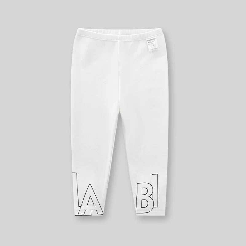LABI BABY Girls Long Pants Autumn Warm Kids Leggings Children Sports Trousers Elastic Waist Soft Baby Pants Outdoor Indoor Pant